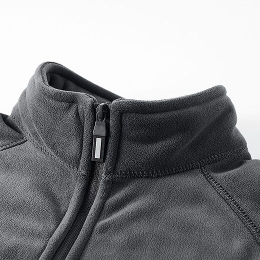 TOMMYBULL American Tommy Tommy Autumn and Winter New Fleece Stand Collar Jacket Men's Thickened Austrian Velvet Warm Casual Jacket Khaki-2518B XL 130-145Jin Jin is equal to 0.5 kg