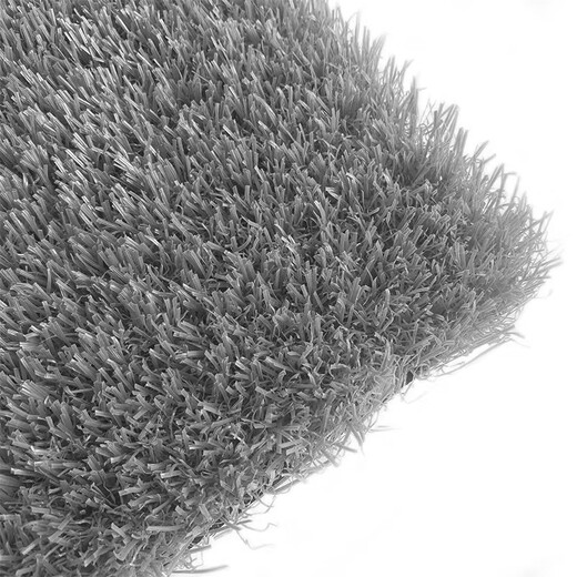 Gray artificial turf engineering decorative fence simulated lawn kindergarten lawn carpet outdoor plastic fake turf 2.5 cm high-quality encrypted gray model 2 meters wide * 12 meters long