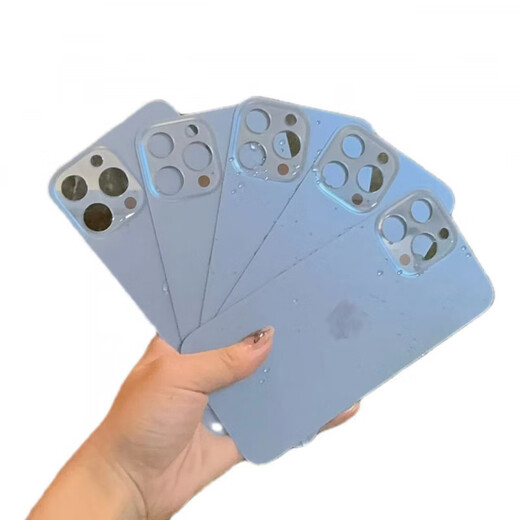 Suitable for Apple 14Pro back cover glass 14proMax battery back glass cold carving all-in-one case back cover 14ProMax purple large hole cold carving molding