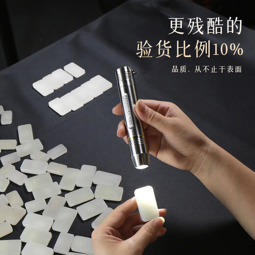 Impression Eyes New Year's Gift Hetian Jade Pendant Men's and Women's Ping An Wu Shi Brand White Jade Pendant Birthday Gift Comes with Certificate