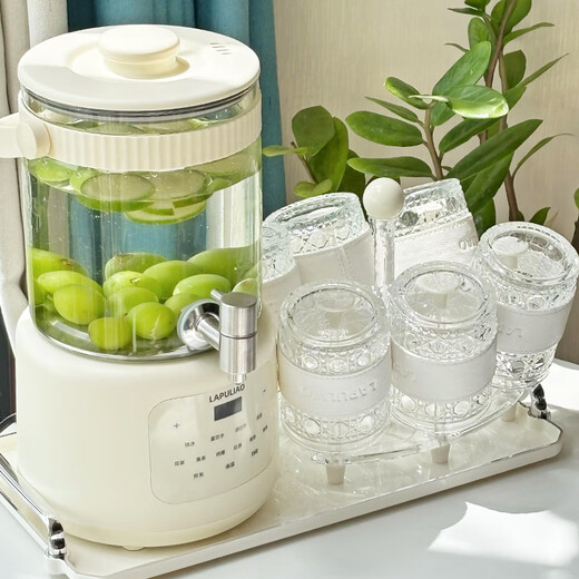 Ingrid's housewarming gift for friends and besties large-capacity water set household glass practical gift for elders LAPULIAO housewarming water cup set PRO Max