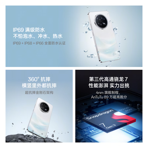 OPPO National Subsidy 15 A6 GT Streamer White 8GB+256GB Official Standard Configuration Full Network Warranty