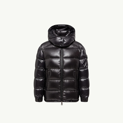 Moncler Maire Women's Hooded Short Down Jacket - Black M (2)