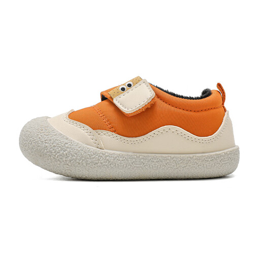 TOPSTAR Soft Soled Children's Cotton Shoes 2025 Winter New Boys' Casual Cotton Shoes Girls' Velcro Casual Shoes Orange 27 Inner Length 17.5cm Recommended Foot Length 16.5cm
