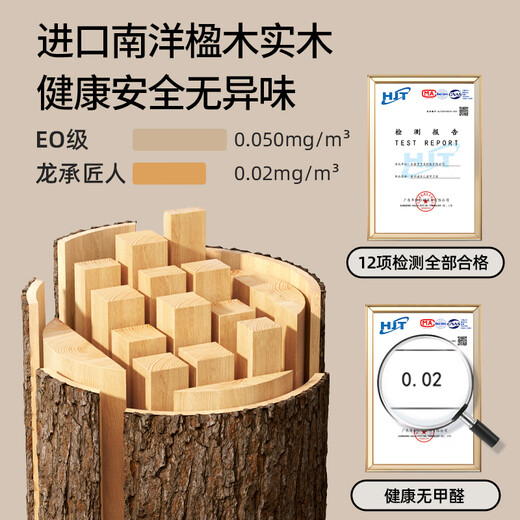 Long Cheng Craftsman Kinderstudiestisch Grundschule Schiebung Hiversbarer Tischstuhl Solid Holz Haushaltsschalter Stuhl Set [Set] 1 Meter