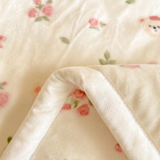 Red Dragonfly (RED DRAGONFLY) Raschel blanket winter thickened plus velvet single towel quilt flannel blanket office nap blanket Manta bear skin-friendly and warm machine washable 150*200cm about 5Jin Jin equals 0.5kg