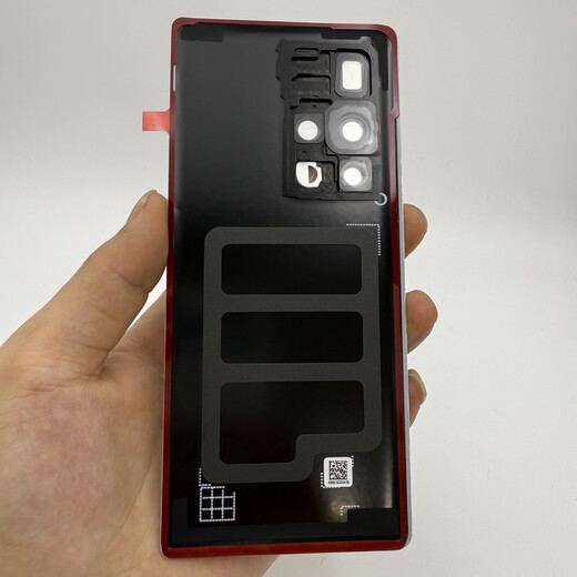 Suitable for Huawei Matex2 original disassembly 99 new back cover X3 battery cover back shell original folding glass shell back cover Mate X2 bright black