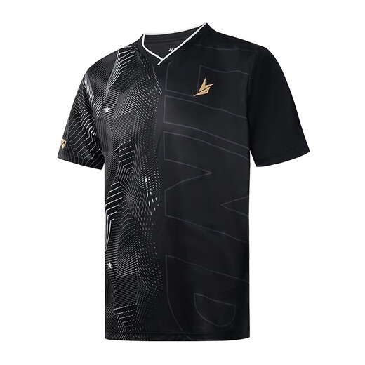 YONEX Yonex badminton clothing competition training Lin Dan sports running short-sleeved T-shirt 10097LDCR black O