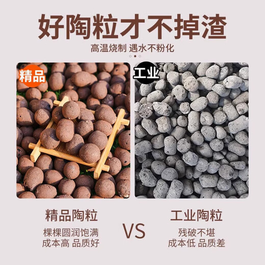 Ceramic bottom for flower cultivation, special colored ceramsite for flower planting, ceramsite for gardening, hydroponics, small ceramsite backfill, selected small ceramsite 5Jin Jin is equal to 0.5kg (0.8cm-1cm)