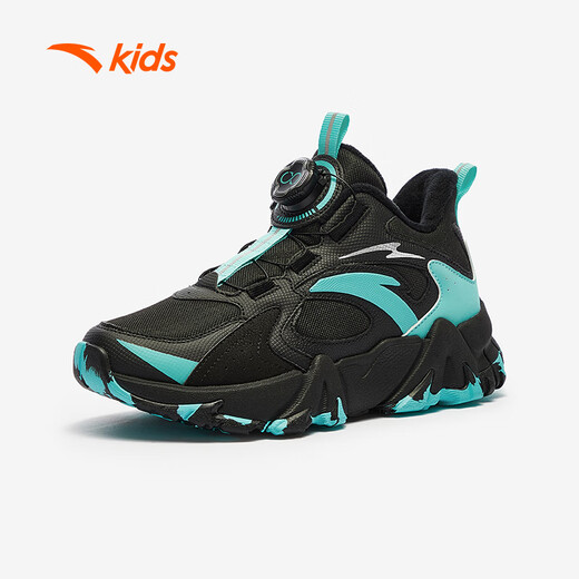 ANTA Children's Boys' Cotton Shoes 2025 Winter Warm, Non-Slip, Wear-Resistant Middle and Large Children's Sports Plush Shoes A12546902