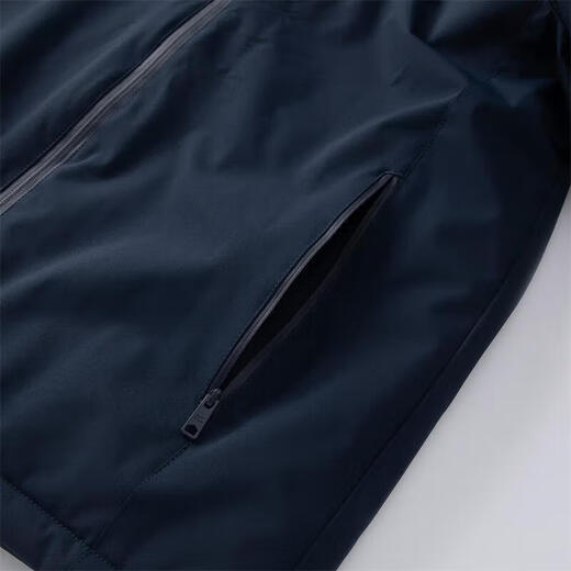 Mizuno Outdoor Jacket Men's Couple Hooded Jacket Windproof Waterproof Top Casual Mountaineering Jacket Black L