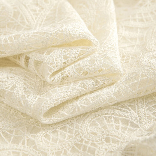 Cypress stand-up collar shirt 2025 autumn new women's elegant style pullover French hollow long-sleeved top apricot S