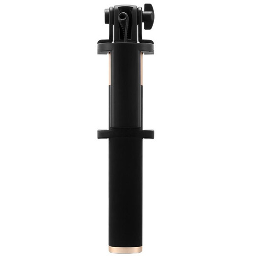 Huawei's original selfie stick is suitable for Honor, Apple, Xiaomi, oppo, vivo android mobile phone, wire-controlled camera artifact, mini and convenient to carry, second generation upgraded model - Dark Night Gold (original anti-counterfeiting) - 3.5mm headphone jack