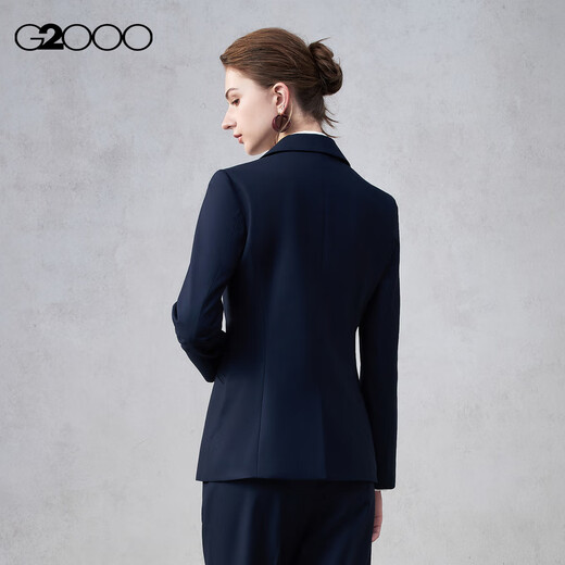 G2000 Comfortable and soft/same style in shopping malls, women's 2025 autumn and winter bone-breaking design slimming commuting suit