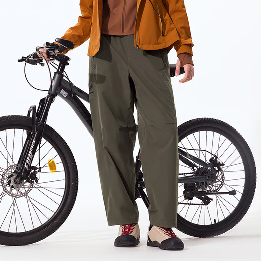 Panda Camel-Serie Casual Hohose für Herren Frühling und Herbst gerade lose Wasserabweisungen Wandersporthosen Frauen 9226, M.