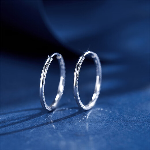Meluxe Pt950 platinum earrings, platinum earrings, earrings for women, birthday gift for girlfriend, wife, about 1.29g