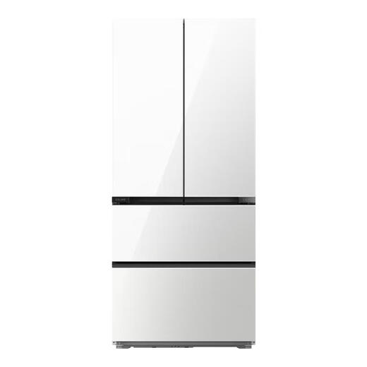 COLMO Black Pearl C3 Kühlschrank 520 French/521 Cross 522 Polaris C2 French Multi-Door Flat Full Embedded AI Nutrition Cabin Automatische Eiszubereitung Level 1 Energieeffizienz Dual System C2 French Multi-Door Kühlschrank 520L-Yingxue White