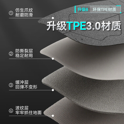 XTEP Yoga Mat Men's Fitness Women's Home Thickened and Enlarged Anti-Slip Professional TPE Shock Absorbing Jumping Sound Insulation Training Mat
