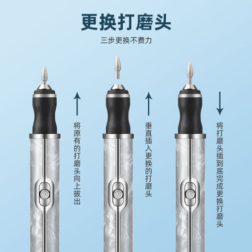 Makeup Deer Gray Nail Grinder Electric Nail Grinder Remover Trimmer Remove Dead Skin Nail File Gray Thick Nail Tool