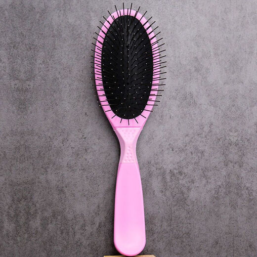 MD Professional Pet Handle Comb for Long-haired Dogs and Cats Teddy VIP Comb and Brushing Professional Grade Soft Fur Purple (Super Soft Air Cushion) for Long-haired Dogs and Cats