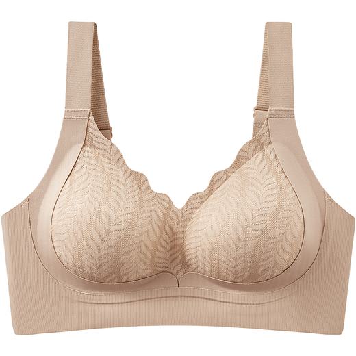 Xiangmi Pilates Black Bandage Fully Fixed One Cup Bra Thin Seamless Wireless Push Up Underwear for Women