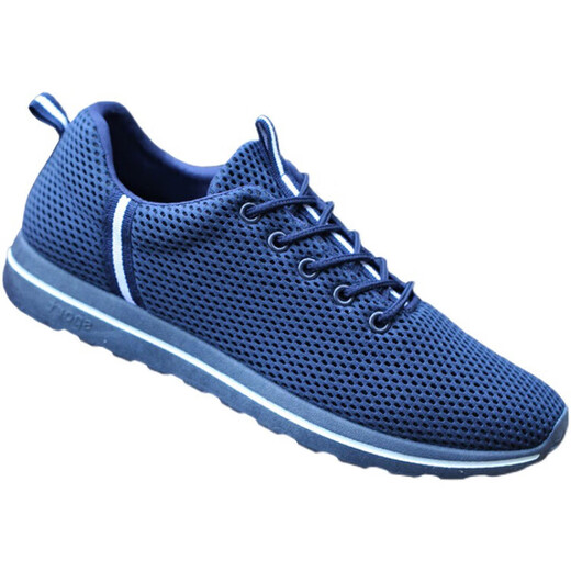 Jiaojing Sommer Walk-Through-Mesh Schuhe Sohle Hollow Sommer Trendy Schuhe Atmungsfreie Sportschuhe Mesh Casual Schuhe Bhuie6167 Blau Eins Größe kleiner 44
