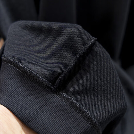 Li Ning Children's Pullover Sweatshirt 2025 Autumn New Style Boys' Loose and Comfortable Round Neck Sweatshirt YWDV131 Black YWDV131-4 130