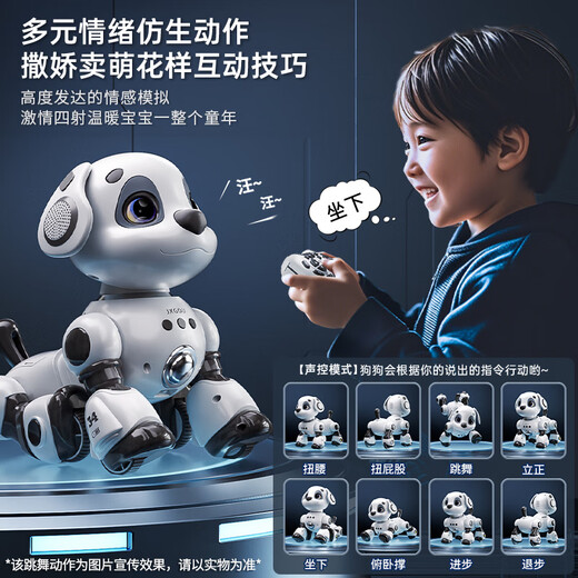 Ozjia Robot Dog Children's Toy 3-6 Years Old Boy New Year's Gift Remote Control Car Doraemon AI Intelligent Robot