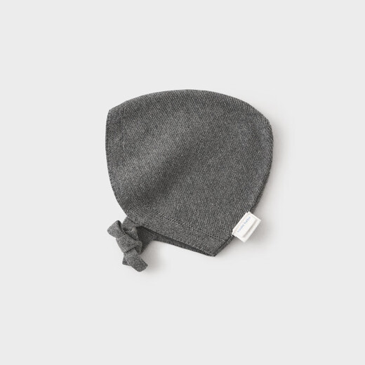 Koala Nose Versatile plain toe cap, baby outing hat, baby autumn and winter warm windproof ear protection hat, dark floral gray M 0-6 months M (42cm is too small, recommended for 0-3 months)