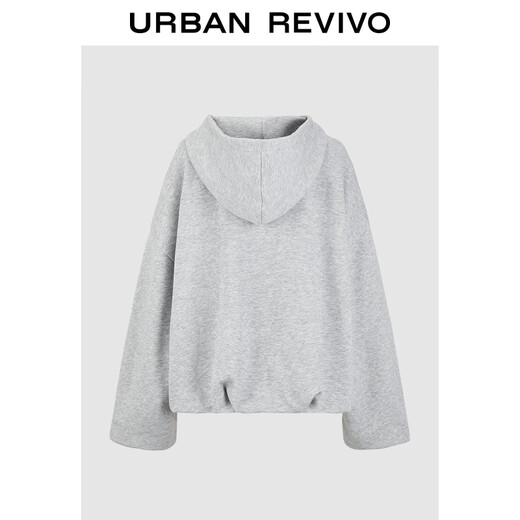 UR2025 Herbst neue Frauenkleidung Moderne neutrale, lockere Kapuze -Kordeljacke UWM150096
