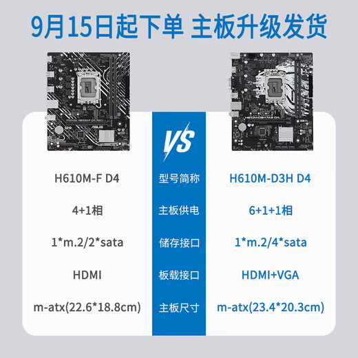 ASUS (ASUS) 12. Generation CPU Motherboard I5 12400f 12490f 12600KF Lose Chip Box Box U Set H610m-F DDR4 I5-12400F LOSSE CHIP [DREIGE DREIGE JAHRE STORE Insurance]