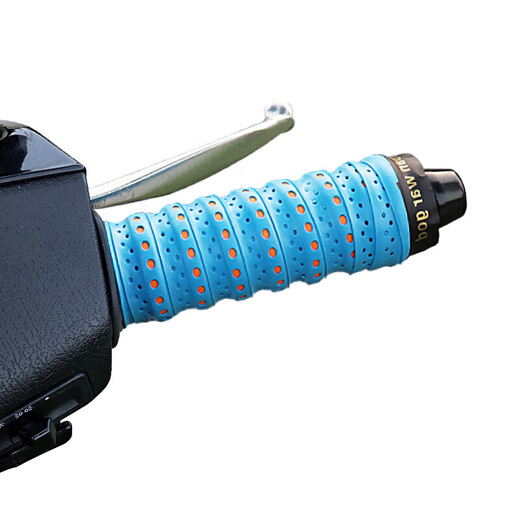 Mi Lanbang motorcycle handlebar wrap with electric handlebar cover anti-slip bicycle handlebar glue battery car modification two-color black and orange pair