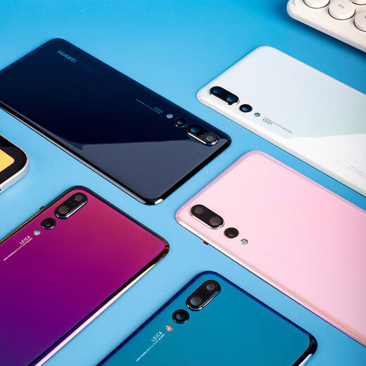 Huawei (HUAWEI) brand original brand new mobile phone back cover suitable for Huawei P20 back cover with lens HUAWE IP20Pro glass Huawei P20Pro aurora color