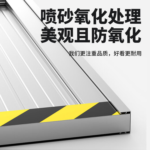 安达通 挡鼠板 铝合金防鼠挡板配电室厨房门档变电站仓库定制产品防洪防汛挡水板 挡鼠板50*80