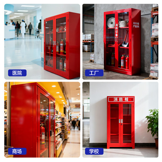 Naigao Fire Cabinet Micro Fire Station Fire Equipment Placement Cabinet Notfallwerkzeugkabinett Feuerschrank Rettungsbehörde Notlager Krankenhaus Einkaufszentrum Factory Office Building Community
