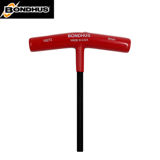 
The forest is a spring snow American Botton metric T-shaped flat head hexagon wrench 3/5/6mm imported hexagon screwdriver 8mm length 152mm 15272