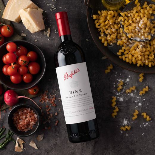 奔富（Penfolds）BIN2西拉/设拉子马塔罗干红葡萄酒原瓶进口750ml*6支木塞【澳版】