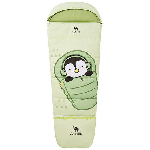 Camel (CAMEL) children's sleeping bag, student lunch break sleeping bag, cold-proof and warm school classroom anti-kick quilt winter outdoor camping