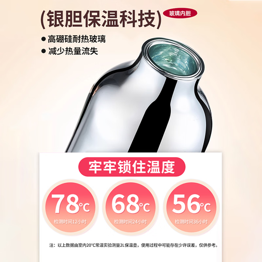 Xinmeiya thermos kettle household thermos kettle large capacity student dormitory thermos tea bottle outdoor boiling water bottle thermos white 1L /1.3/1.6/ 1.9L (variety) 1900ml