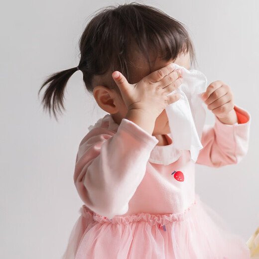 Exclusive for newcomers, great value special baby wipes, Yunrou tissue paper, mascot wipes, 3 packs, 8 pieces per pack, shipped randomly in outer packaging