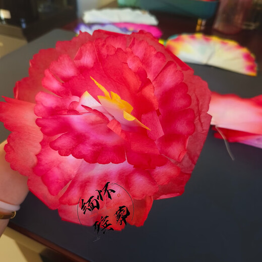 Penusen paper flowers 20 cm flowers funeral head flowers funeral sacrificial wreath accessories flower head flower basket mourning hall flowers white flowers 100 yellow