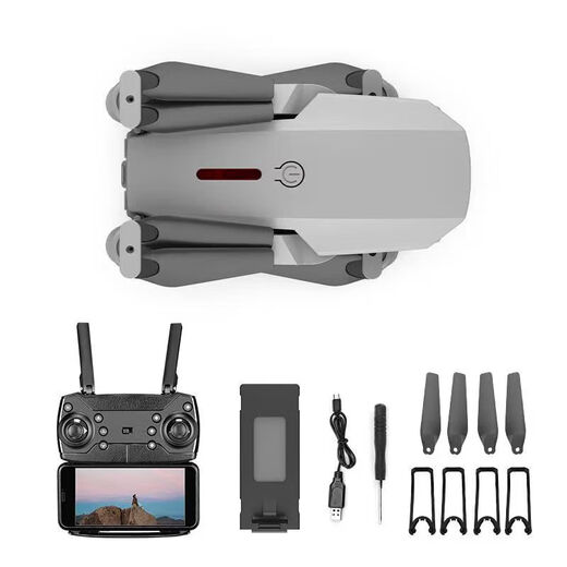 Drone d'entrée de gamme à distance avec pression à hauteur fixe fixe aéronef professionnel adulte télécommande Aircraft de l'école primaire Toys Black-Air Pression fixe Flight Intelligent Flight Drone [pas de caméra] puissance électrique unique dans le fuselage [Standard]
