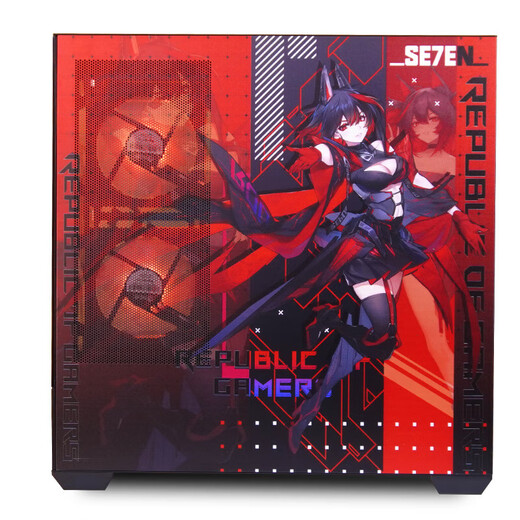 ASUS ROG family bucket 230F/RTX5060Ti RTX5070 computer host live broadcast e-sports Delta game design rendering desktop assembly computer DIY complete machine with two 230F+RTX5060Ti