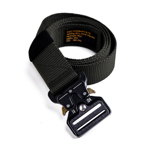 Madden Workwear American Retro Cobra Fashion Belt Men's Tactical Quick Release Accessories Ami Khaki Men's Pants Belt Black 122cm Recommended Waist Circumference 110cm