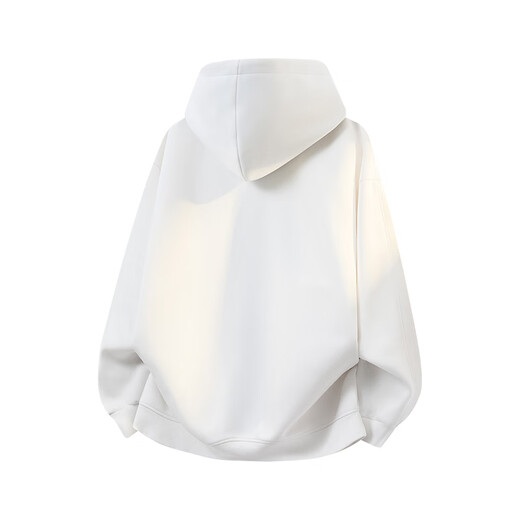 Dingfengbaoluo American Cardigan Hooded Sweatshirt Heavyweight Men's and Women's Autumn Casual Loose Couple Jacket XDS01 Hemp Gray XL