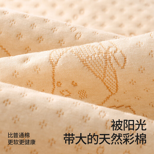 Betis baby changing pad washable children's pure cotton elderly large size waterproof adult changing pad kindergarten mattress bunny (Xinjiang natural colored cotton) 150x200cm