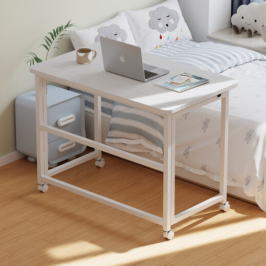 Zhaishida computer desk folding table home desk office desk movable bedside table study table gaming table DNZ-20 integrated folding storage 100*50cm