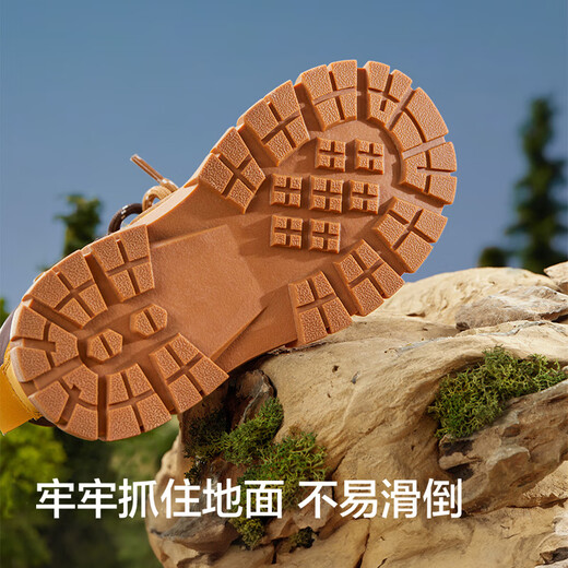 Balabala children's shoes children's boots boys and girls big yellow boots 2025 spring and autumn Martin boots non-slip short boots 208325141212