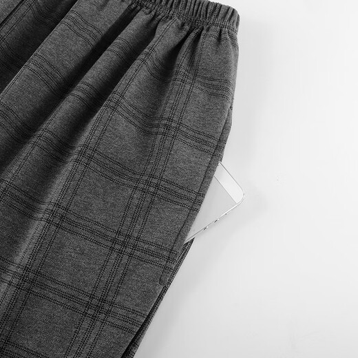 Pajamas para hombres para hombres en primavera, otoño e invierno, de manga larga, suelta suelta más grasa más de gran tamaño, cuello redondo simple para usar ropa casera fuera de YEX9906 L (recomendado 100-130Jin [Jin iguala 0.5 kg]) todo tamaño