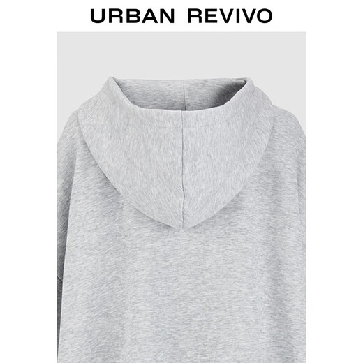 UR2025 Herbst neue Frauenkleidung Moderne neutrale, lockere Kapuze -Kordeljacke UWM150096